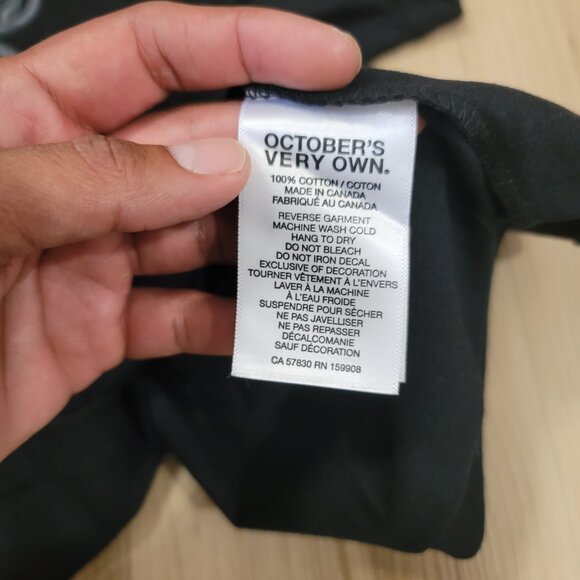 OVO October's Very Own Men Shirt Medium Black Short Sleeve - Picture 4 of 8